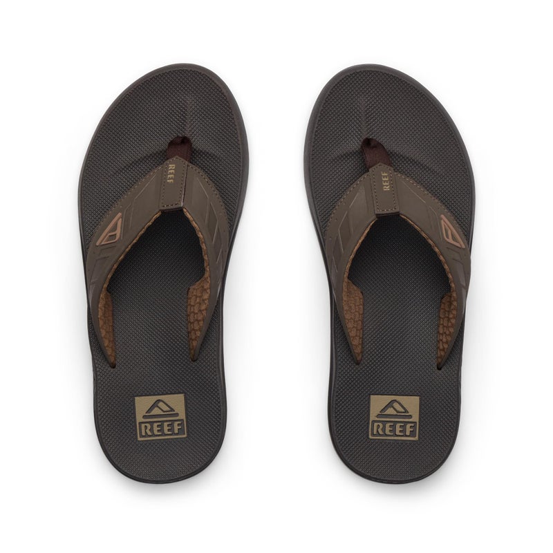 Reef Phantoms Mens Beach Flip Flop, Water Friendly, Soft and Supportive Molded Footbed, Brown, 13 - Image 5